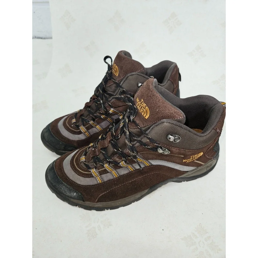 The North Face Men 13 Hiking Boots Brown Shoes A771 T177 551044